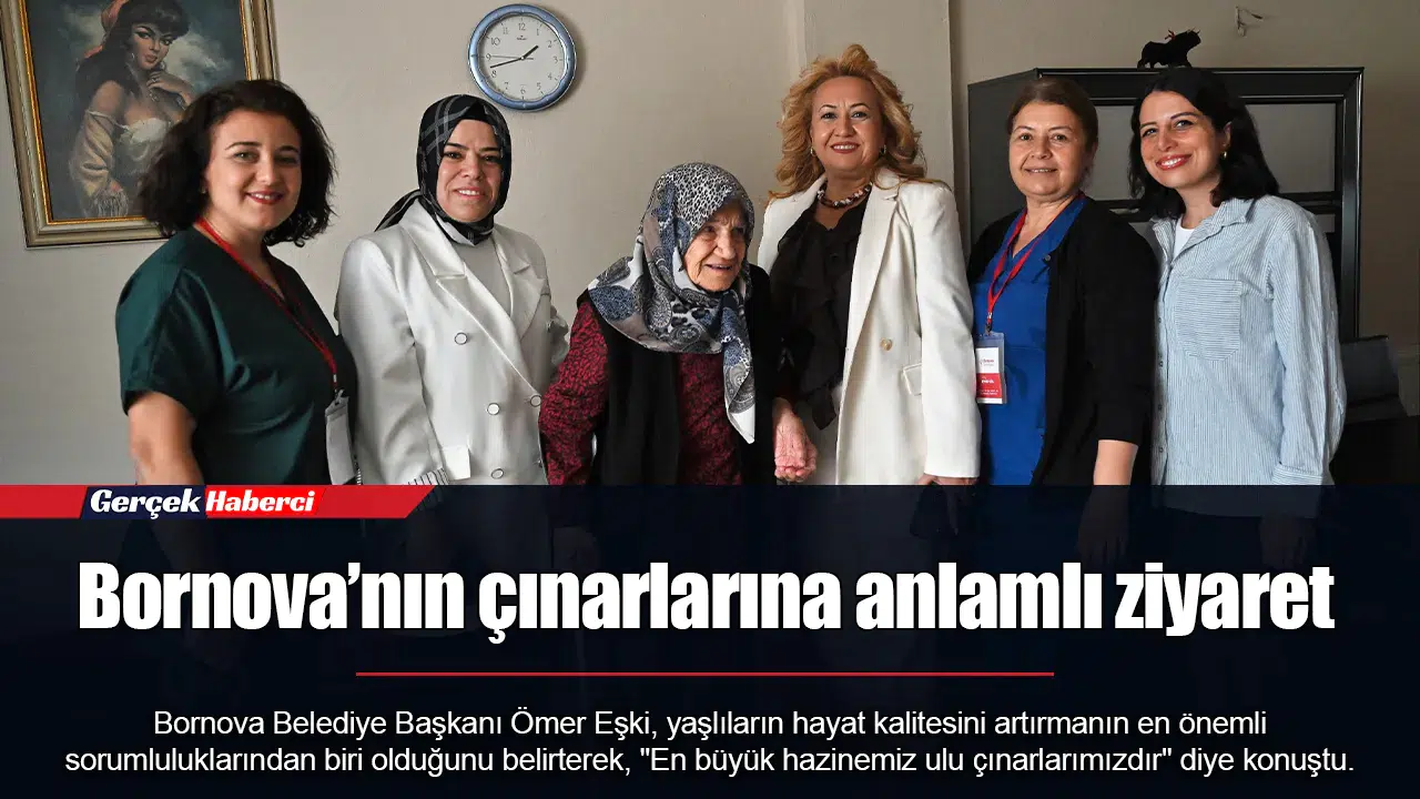 Bornova’nın çınarlarına anlamlı ziyaret