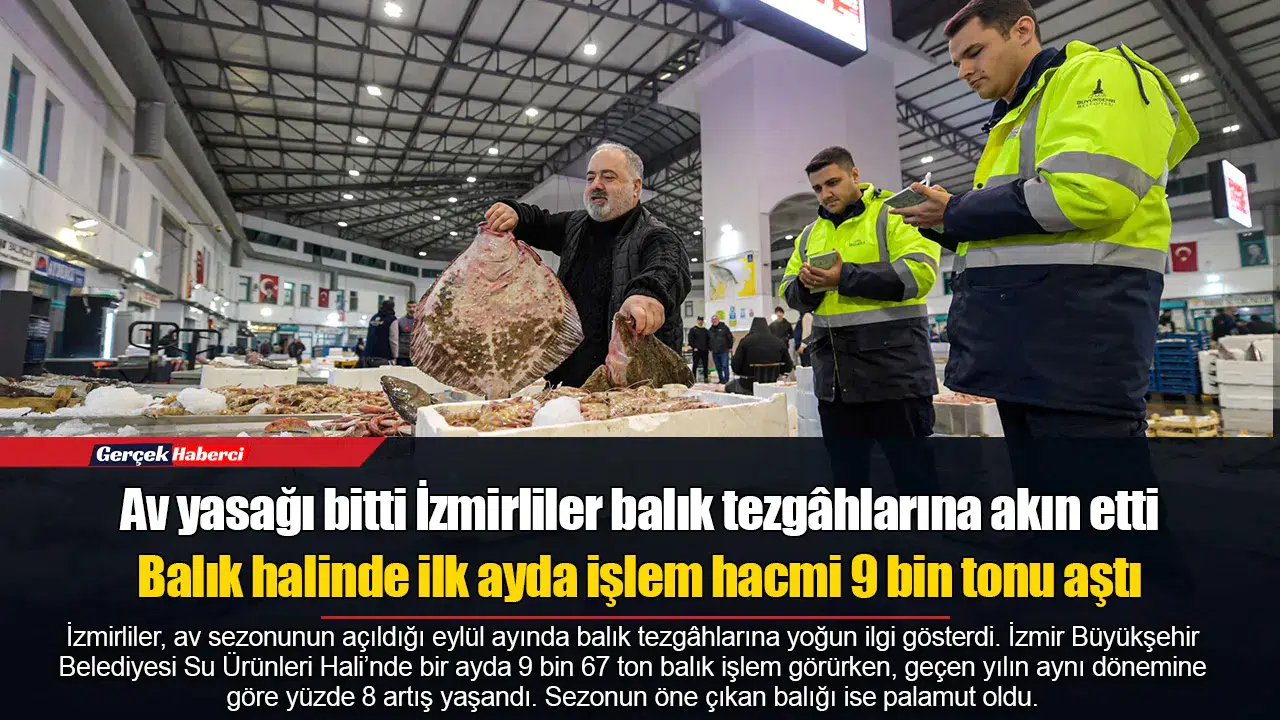 Balık halinde ilk ayda işlem hacmi 9 bin tonu aştı