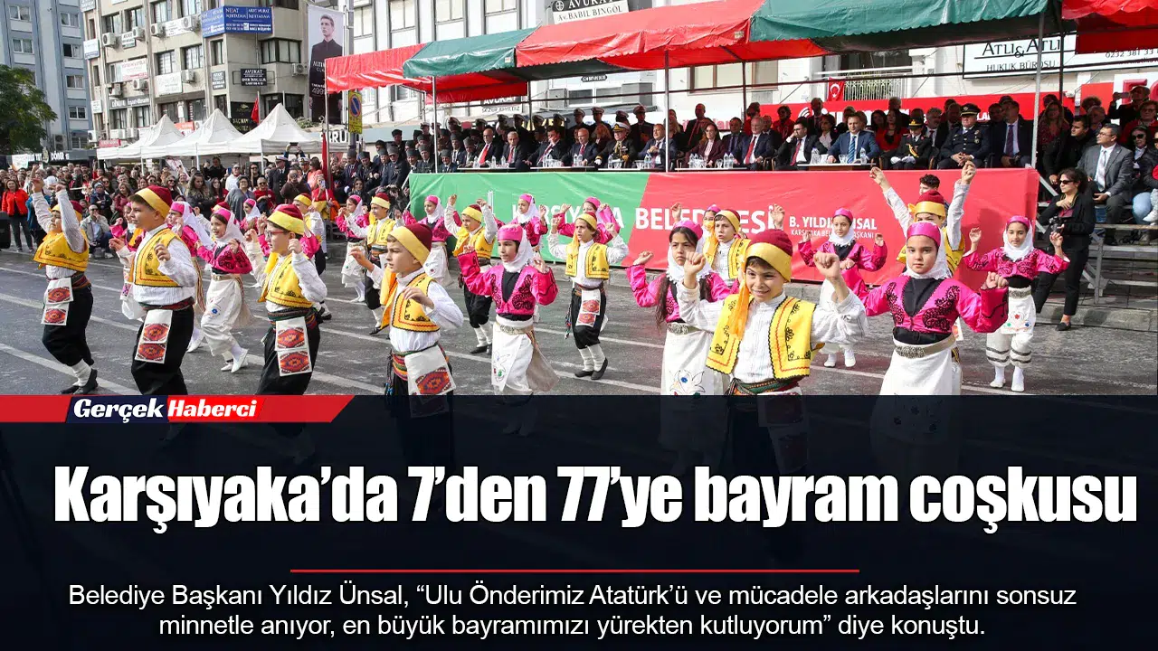 Karşıyaka’da 7’den 77’ye bayram coşkusu