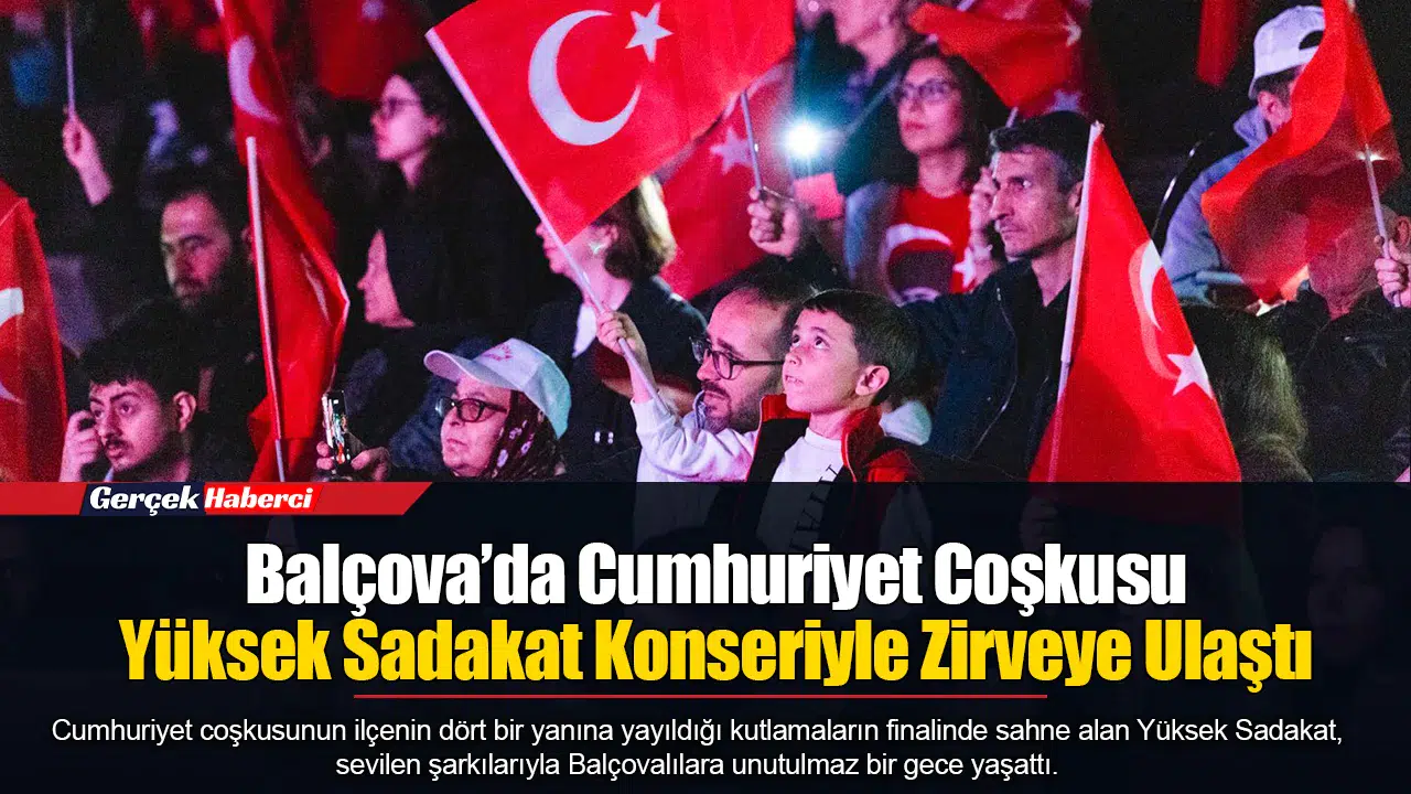 Balçova’da Cumhuriyet Coşkusu Yüksek Sadakat Konseriyle Zirveye Ulaştı