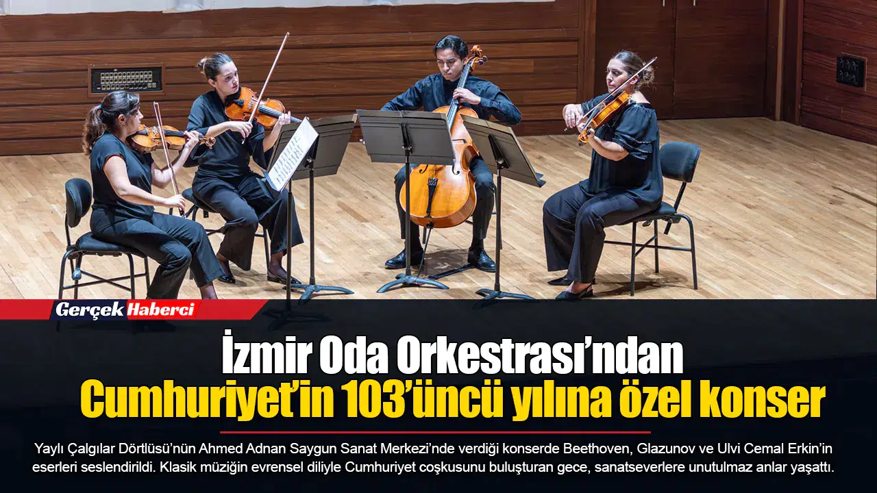 İzmir Oda Orkestrası’ndan Cumhuriyet’in 103’üncü yılına özel konser