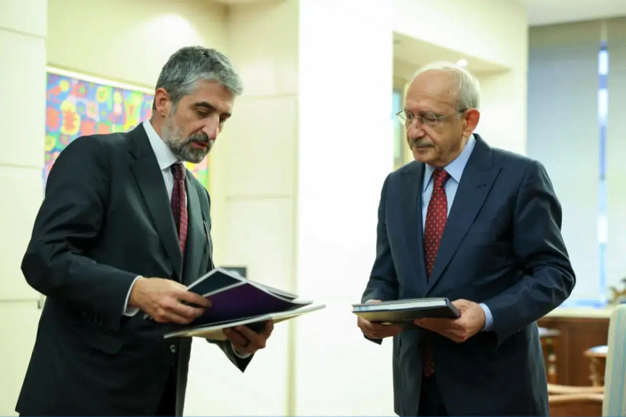 Kılıçdaroğlu, TÜSİAD Başkanı Diren ve temsilci Urhan'ı kabul etti