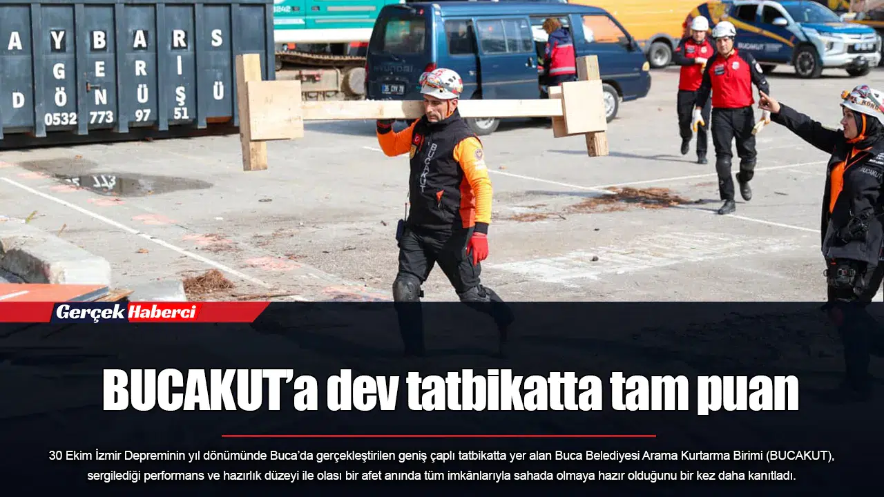 BUCAKUT’a dev tatbikatta tam puan