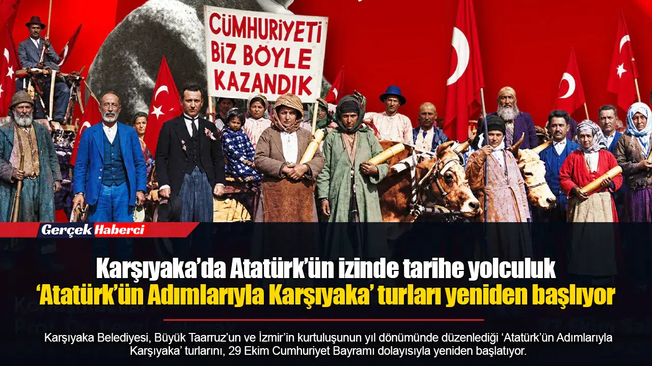 Karşıyaka’da Atatürk’ün izinde tarihe yolculuk... ‘Atatürk’ün Adımlarıyla Karşıyaka’ turları yeniden başlıyor