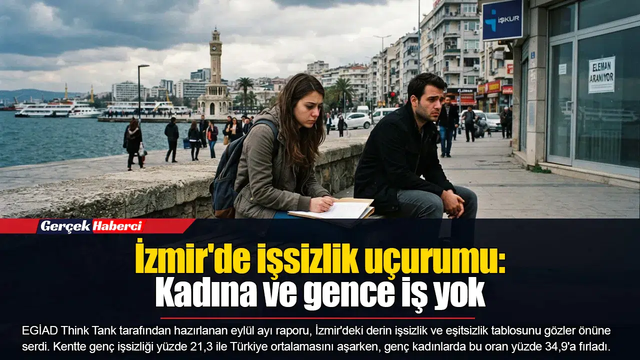 İzmir'de işsizlik uçurumu:  Kadına ve gence iş yok