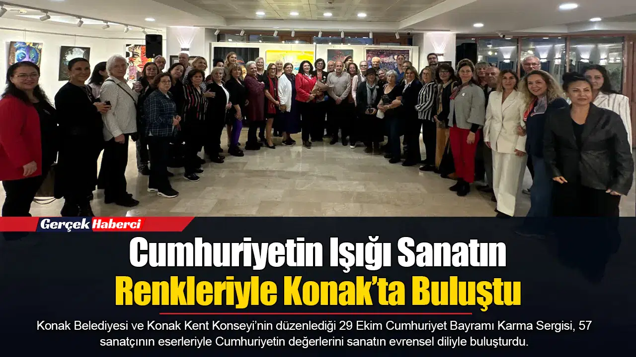 Cumhuriyetin Işığı Sanatın Renkleriyle Konak’ta Buluştu