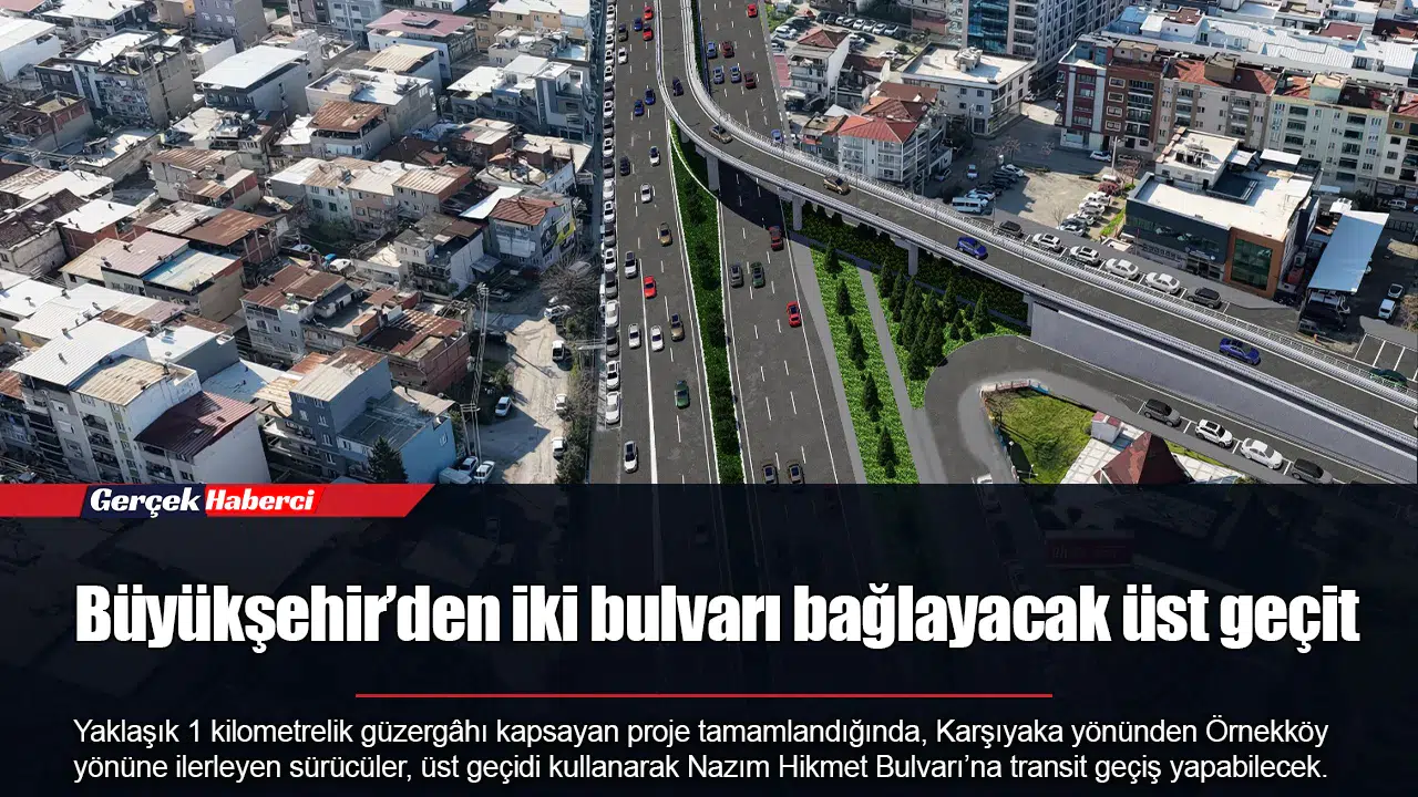 Büyükşehir’den iki bulvarı bağlayacak üst geçit
