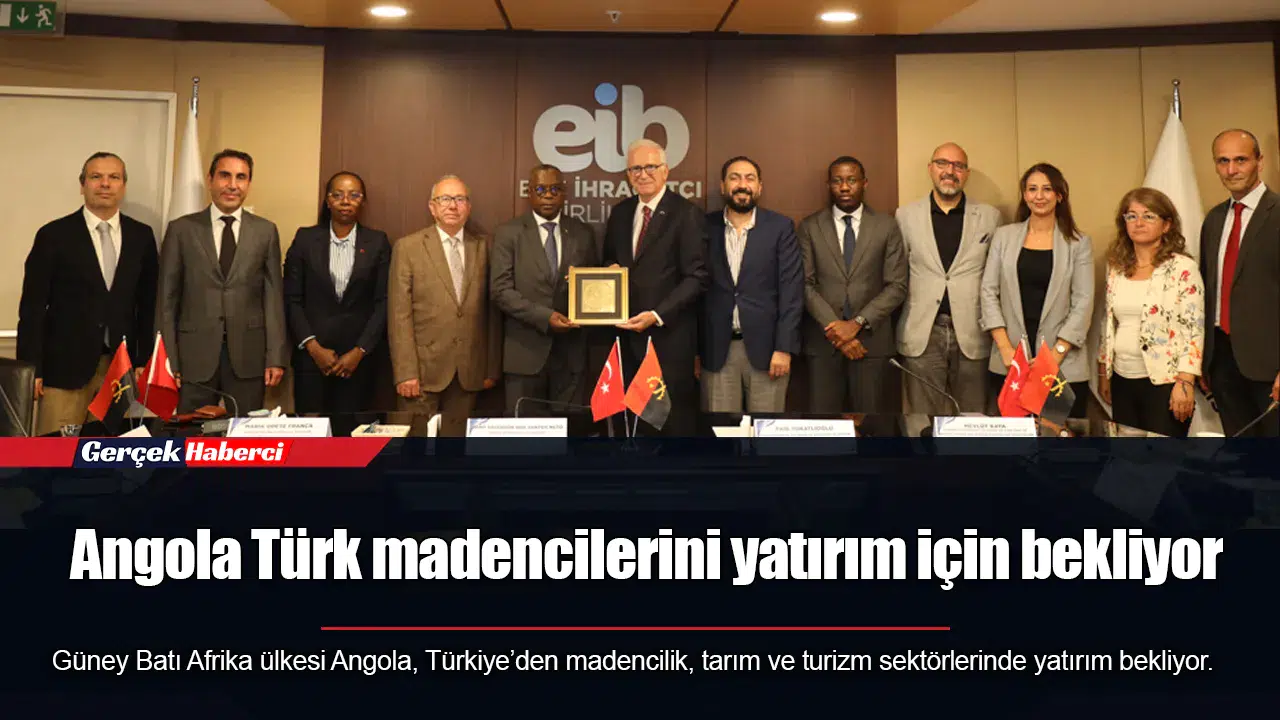 Angola Türk madencilerini yatırım için bekliyor