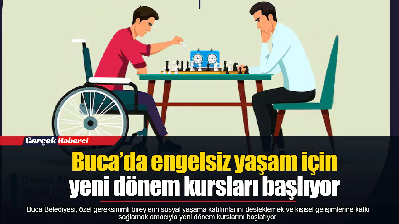 Buca’da engelsiz yaşam için yeni dönem kursları başlıyor