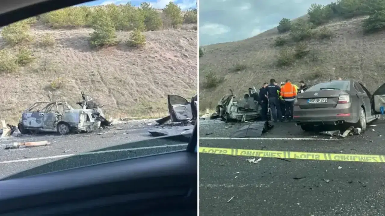 Ankara Kuzey Çevre Yolu'nda feci kaza: 5 can kaybı yaşandı