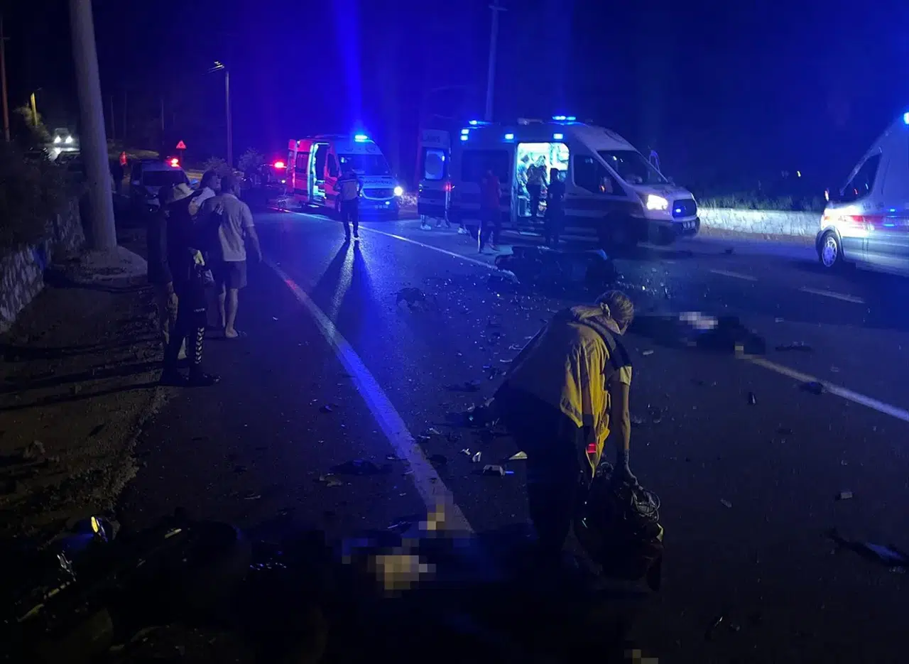 Muğla'da motosiklet kazasında 2 kişi öldü