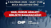 CHP İzmir'de meydanlara iniyor: "Gözaltılara ve Baskılara Karşı Buca'da Tek Yürek!"