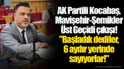 AK Partili Kocabaş, Mavişehir-Şemikler Üst Geçidi çıkışı!  "Başladık dediler, 6 aydır yerinde sayıyorlar!"