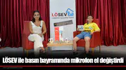 LÖSEV ile basın bayramında mikrofon el değiştirdi
