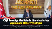Çiğli Belediye Meclisi'nde bütçe toplantısı yapılamadı, AK Parti'den tepki!