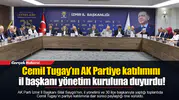 Cemil Tugay’ın AK Partiye katılımını il başkanı yönetim kuruluna duyurdu!