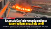 Alsancak Garı’nda vagonda patlama: Vagon kullanılamaz hale geldi