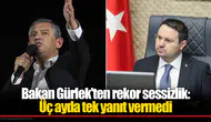 Bakan Gürlek'ten rekor sessizlik: Üç ayda tek yanıt vermedi