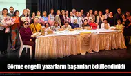 Görme engelli yazarların başarıları ödüllendirildi