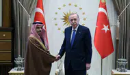 Cumhurbaşkanı Erdoğan, Suudi Arabistan Dışişleri Bakanı Ferhan’ı kabul etti