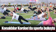 Konaklılar Kordon’da sporla buluştu
