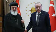 Erdoğan Süryani Ortodoks Kilisesi Patriği Kerim'i kabul etti