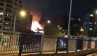 İzmir Bayraklı'da otluk arazide yangın çıktı