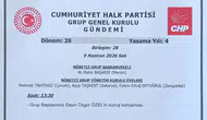 CHP Grup Başkanlığından Özel'in toplantısı için Meclis Başkanlığına bildirim