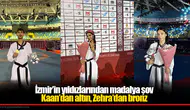 İzmirli tekvandocular Kazakistan'da bir altın, bir bronz madalya kazandı!
