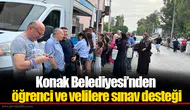 Konak Belediyesi’nden öğrenci ve velilere sınav desteği