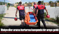 İtfaiyeciler arama kurtarma kampında bir araya geldi