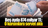 Beş ayda 874 milyar TL: O kurumlara servet aktı