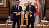Cumhurbaşkanı Erdoğan, Acun Ilıcalı'yı Külliyede ağırladı