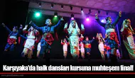 Karşıyaka'da halk dansları kursuna muhteşem final!