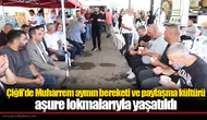 Çiğli’de Muharrem ayının bereketi ve paylaşma kültürü aşure lokmalarıyla yaşatıldı