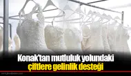 Konak'tan mutluluk yolundaki çiftlere gelinlik desteği