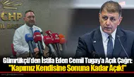 Gümrükçü’den İstifa Eden Cemil Tugay’a Açık Çağrı: "Kapımız Kendisine Sonuna Kadar Açık!"