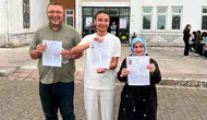 Ordu'da anne, baba ve oğul aynı okulda YKS heyecanı yaşadı