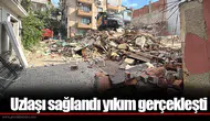 Uzlaşı sağlandı yıkım gerçekleşti