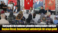 Karşıyaka'da katılımcı yönetim buluşmaları sürüyor