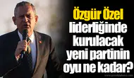 Özgür Özel liderliğinde kurulacak yeni partinin oyu ne kadar?