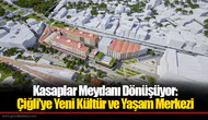 Kasaplar Meydanı Dönüşüyor: Çiğli’ye Yeni Kültür ve Yaşam Merkezi
