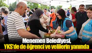 Menemen Belediyesi, YKS'de de öğrenci ve velilerin yanında