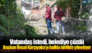 Başkan Ünsal Karşıyaka’yı halkla birlikte yönetiyor