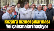 Kozak'a hizmet çıkarması: Yol çalışmaları başlıyor