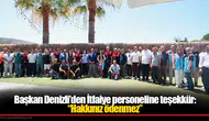 Çeşme'de İtfaiye Personeline Teşekkür Kahvaltısı Gerçekleştirildi