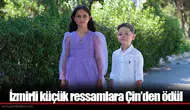 İzmirli küçük ressamlara Çin’den ödül