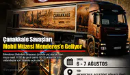 Çanakkale Savaşları Mobil Müzesi Menderes’e Geliyor