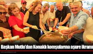 Başkan Mutlu’dan Konaklı komşularına aşure ikramı