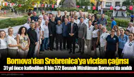 Bornova'dan Srebrenica'ya vicdan çağrısı